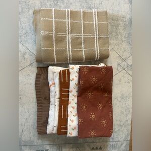 Baby swaddle/blanket lot - Quincy Mae, mebie baby, parade organics + more